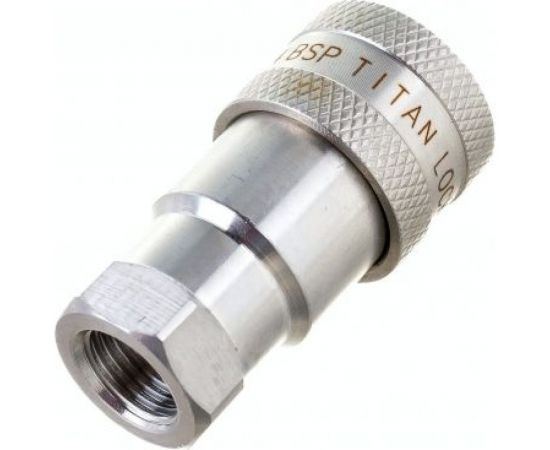 Соединение быстроразъемное серия А ISO 7241-A (3/4""; розетка; оцинкованная сталь) TITAN LOCK TL6AF – изображение 3