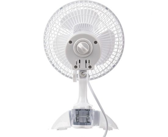 Настольный вентилятор Centek 20 Вт, диам: 19 см, клипса, металлическая решётка CT-5003 White – изображение 3
