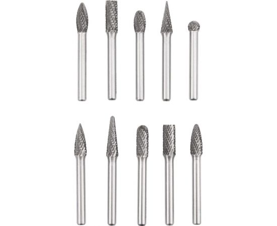 Набор борфрез твердосплавных NORGAU 10 шт. (8 мм) 077200080 – изображение 3