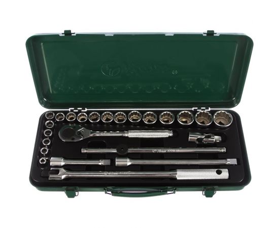 Комплект 12-гранных головок 8-32мм, 24шт Hans 4624-2M – изображение 3