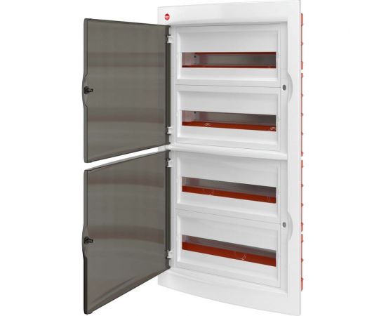 Встраиваемый щиток DKC ЩРв-П-72 прозрачная дверь IP41 белый 81572 – изображение 3