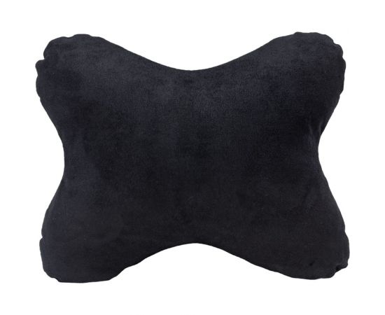 Подушка на подголовник SKYWAY алькантара/искусственная кожа, черная S08001004 – изображение 3