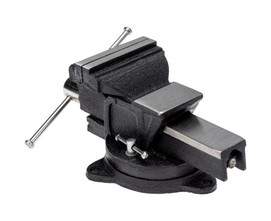 Тиски KRANZ слесарные 100мм, поворотные, с наковальней KR-12-5101 – изображение 3