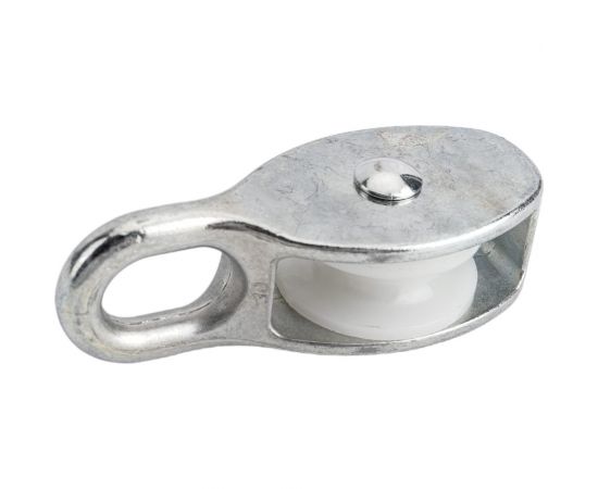 Одинарный блок для троса Tech-Krep оцинк. нейлон.шкив 30мм 125327 – изображение 3