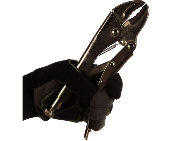 Универсальные тиски-струбцина с фиксатором 10"" L=250мм , IZELTAS2500110250 – изображение 3