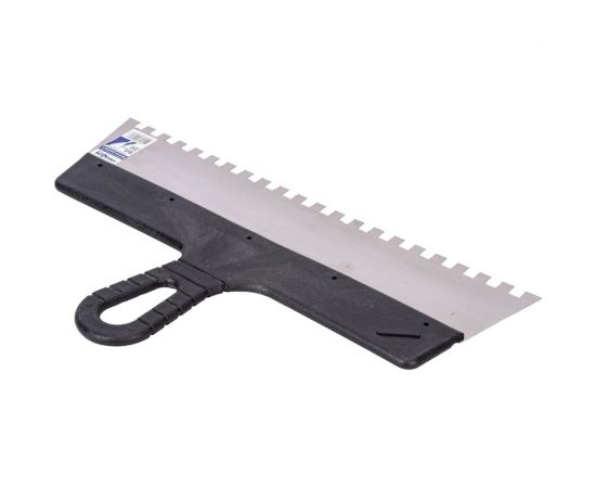 Зубчатый шпатель Управдом нержавеющий, 350 мм, размер зуба 8x8 мм 4100001892 – изображение 3