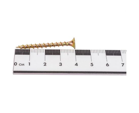 Саморезы МТК пот/г кр/ш жёлтый цинк, 3,5x41 400 шт. 113251 – изображение 4