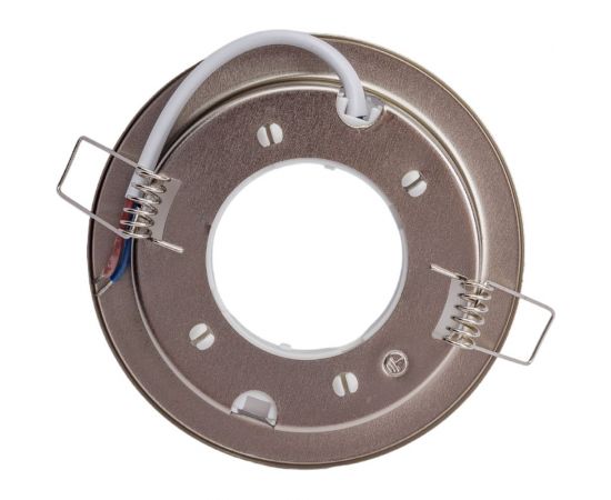 Встраиваемый светильник IEK под лампу GX53, хром матовый LUVB0-GX53 -1-K27 – изображение 4