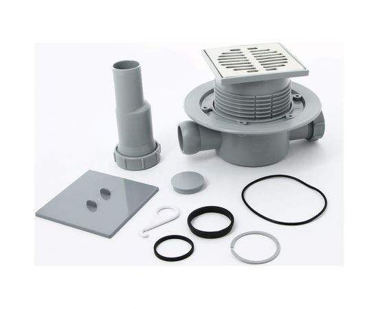 Трап для ванн McAlpine горизонтальный, d50 регулируемый (с сухим затвором) пакет MRFG3-PB – изображение 4