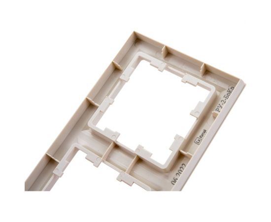 2-местная рамка IEK Brite ру-2-бркр бежевый BR-M22-K10 – изображение 4