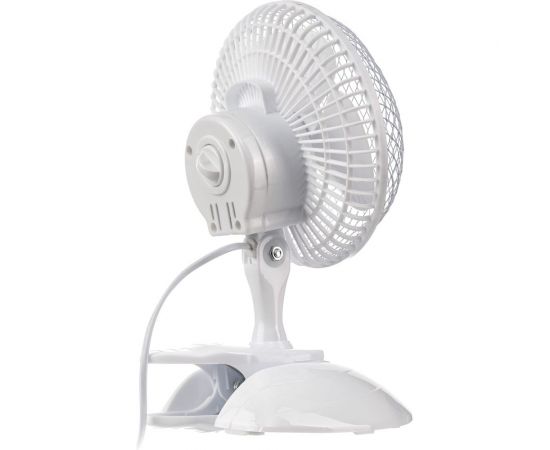 Настольный вентилятор Centek 20 Вт, диам: 19 см, клипса, металлическая решётка CT-5003 White – изображение 4