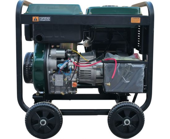 Дизельный генератор STEM Techno s5500de (5,5кв, электростартер, дисплей, подогрев) ГЕН018 – изображение 4