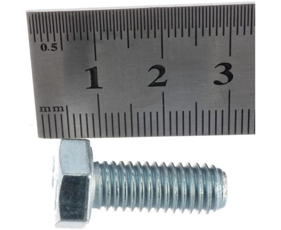 Болты МТК DIN 933 полная резьба 5.8 оцинк. 5 кг (примерно 405 шт) 8,0 x 20 1689080020 – изображение 5