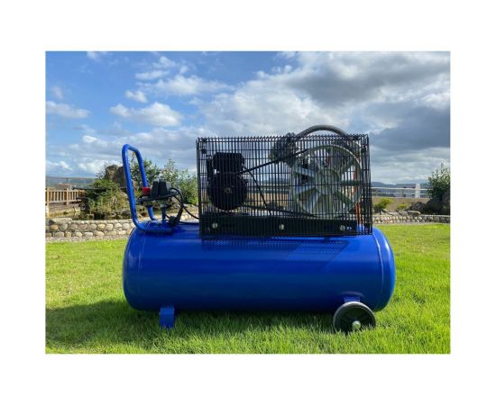 Поршневой компрессор Optimus 420 л/мин, 2.2 кВт, 220 В, ресивер 100 л hd OPT-301042 – изображение 5