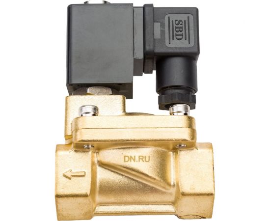 Электромагнитный клапан DN.ru VS2W-400N-PU-NC Ду20 Ру12 латунь пилотный G 3/4 НЗ NBR 220В D130-01271 – изображение 5