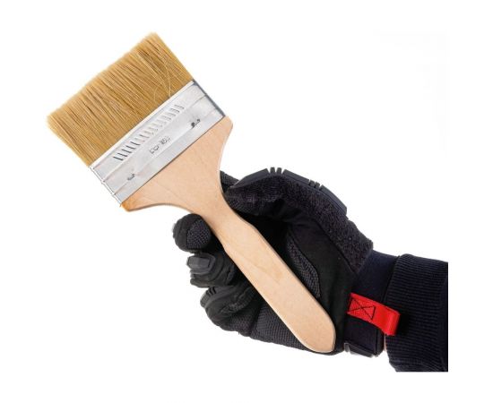 Флейцевая кисть НИКИЩЕ КФ-100 мм, натуральная щетина 02-02-08 – изображение 6