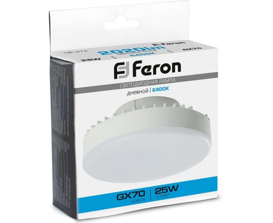Светодиодная лампа FERON LB-474 GX70 25W 6400K 38270 – изображение 6