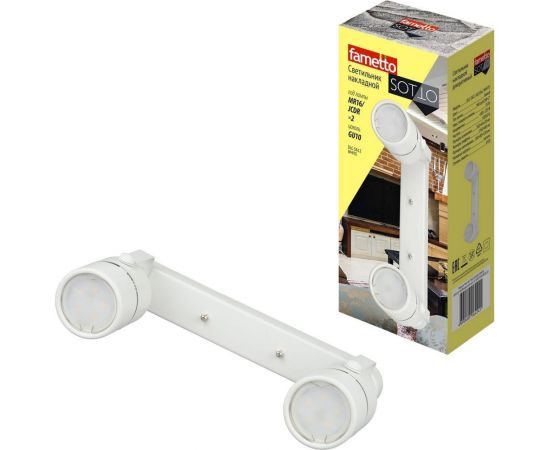 Накладной декоративный светильник Fametto DLC-S612 GU10x2 WHITE UL-00009421 – изображение 8