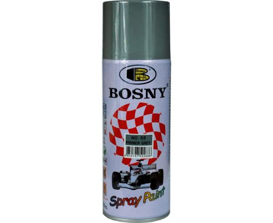 Универсальный грунт Bosny Серый, аэрозоль 68 