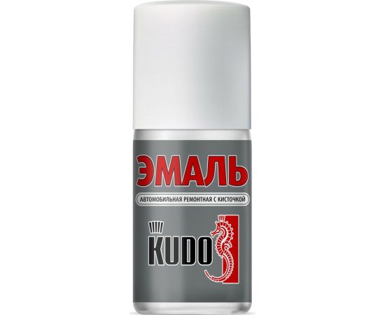 Автомобильная ремонтная эмаль с кисточкой KUDO Черный 601 KU-70601-BB 