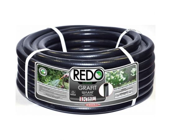 Поливочный армированный шланг REDO GRAFIT 1/2"", 25 м 600007 
