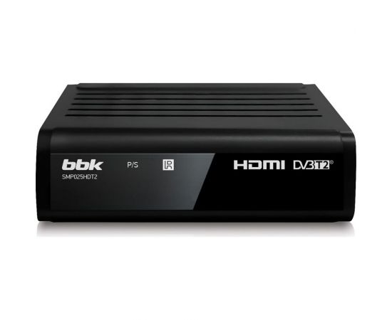 DVB-T2 ресивер bbk SMP025HDT2 черный ЦБ-00001275 