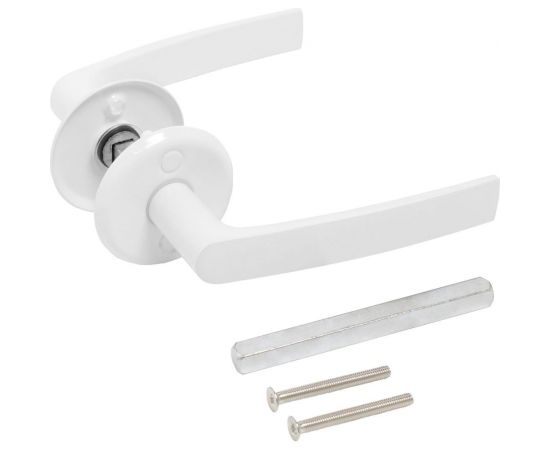 Комплект ручек для финских дверей Аллюр 16/006 WW белый 14054 – изображение 2