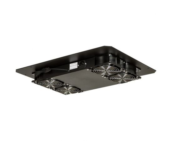 Вентиляторный блок TLK, на 4 вентилятора с терморегулятором и датчиком, BK TLК-FAN4-TERM-BK – изображение 2