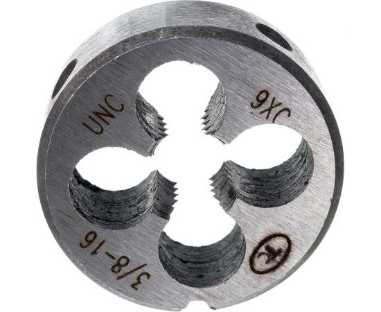 Плашка ТехноСталь дюймовая 3/8-16 UNC 60 9ХС t254021 – изображение 3