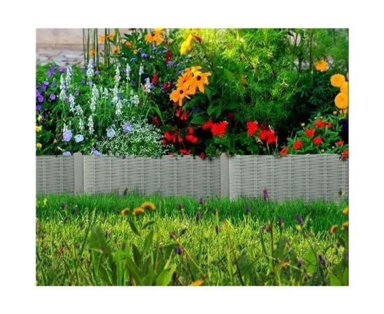 Садовое ограждение МАСТЕРСАД Лоза серое ЛЗ-сер – изображение 3