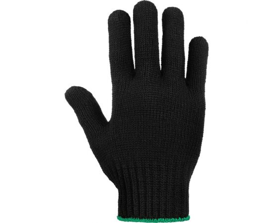 Трикотажные перчатки Фабрика перчаток, стандарт, с ПВХ, 7.5 класс, 5 нитей, черные, р.М 5-75-СТ-ЧЕР-(M) – изображение 3