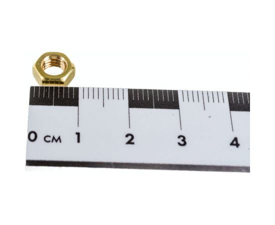 Шестигранная гайка DINFIX DIN 934, латунь, М5, 10 шт. 00-00001723 – изображение 4