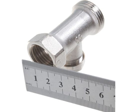 Запорный прямой клапан SR Rubinetterie ВР-НР 1/2х3/4 без хвостовика, M514-1500N000 – изображение 4