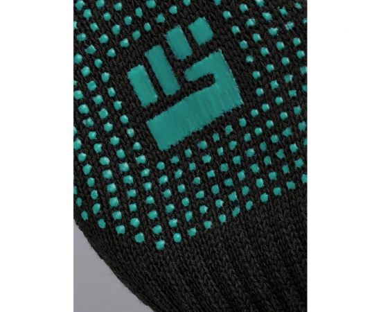 Трикотажные перчатки Фабрика перчаток, стандарт, с ПВХ, 7.5 класс, 5 нитей, черные, р.М 5-75-СТ-ЧЕР-(M) – изображение 4