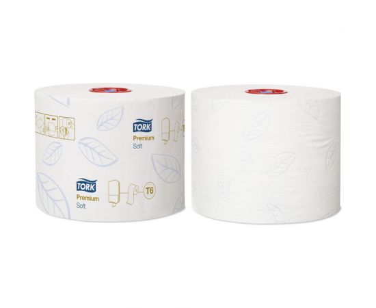 Туалетная бумага Tork Premium в компактных рулонах, мягкая, Т6, 27 рулонов 127520 21667 – изображение 5