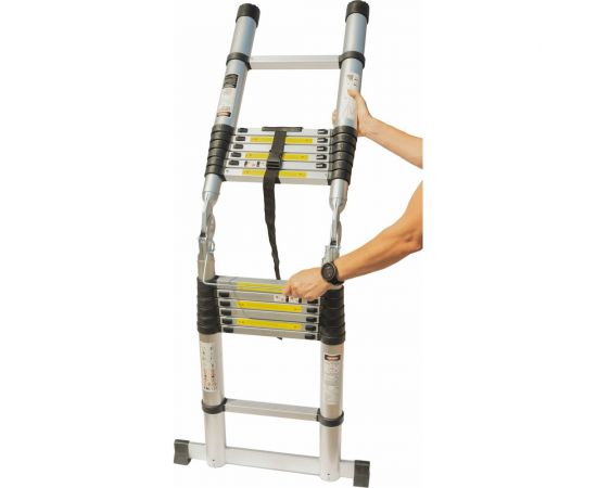 Телескопическая лестница-стремянка WORKY 1.6м/3.2м, 5/10 ступеней ARD128094 – изображение 6