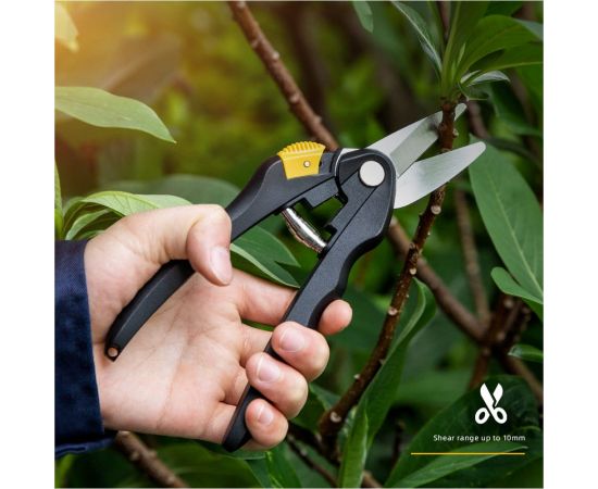 Секатор для цветов DELI DL580101 200 мм, сталь 55С, термообработаная поверхность, полипропиленовая ручка 98489 – изображение 7