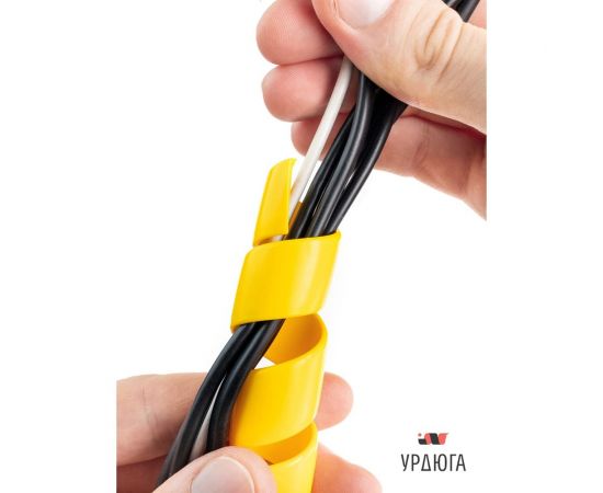Защитная пластиковая спираль УРДЮГА d20мм желтая URСП20Ж02 – изображение 7