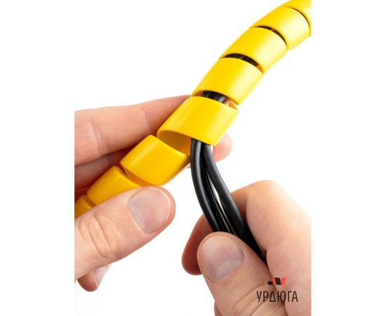 Защитная пластиковая спираль УРДЮГА d20мм желтая URСП20Ж02 – изображение 8