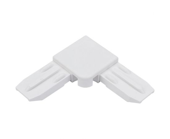 Соединительный пластиковый уголок для москитного профиля Невский Крепеж белый, 4 шт. 826229 