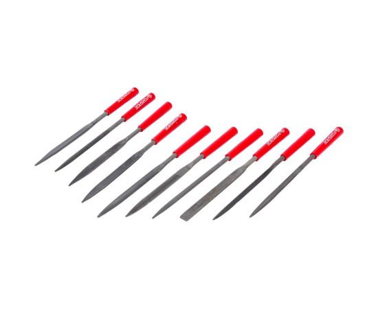 Набор разнопрофильных надфилей Forsage 10 предметов L-180 мм, d5 мм в блистере F-6165 50154 