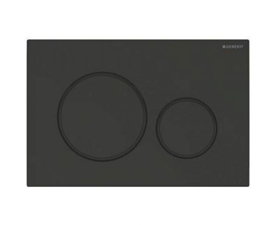 Смывная клавиша Geberit 115.882.16.1 Sigma20 двойной смыв: черный матовый лак УТ005746 