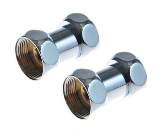 Прямое соединение для полотенцесушителя SG г/г 1""х3/4"", хром, 2 шт 730SCH1005 