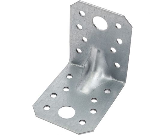 Крепежный усиленный уголок Невский Крепеж оцинк., 70x70x55x2 мм 917114 