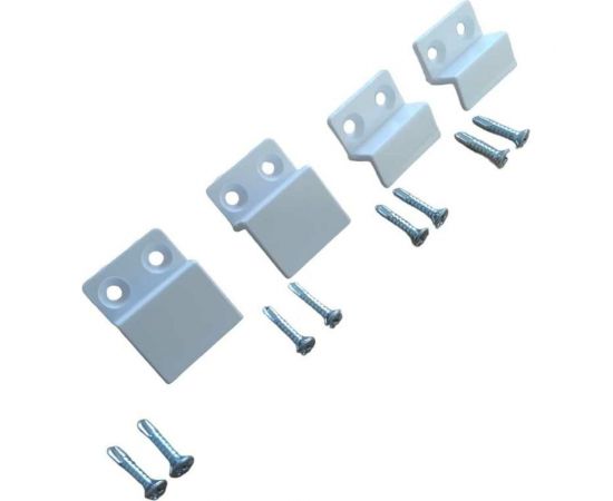 Крепления для москитной сетки ООО ""Полимер-Фарм"" комплект 4 шт. (2 верх, 2 низ), белые 04687202902972 – изображение 2