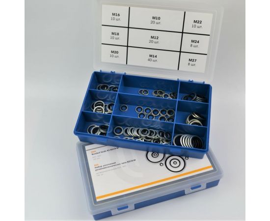 Набор колец резинометаллических BSCR-M 136 шт Цема-Беаринг BSCR-М kit – изображение 2