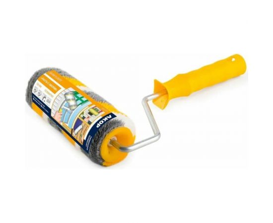 Валик в сборе для эмалей Акор L240 мм, ворс 12 мм, d8 мм, тигр 4607044334168 – изображение 2