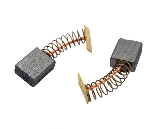 Комплект угольных щеток для электроинструмента Интерскол (пружина, пятак), 7x12.8x16.5 мм, 2 шт COFRA SDI-34588 – изображение 2