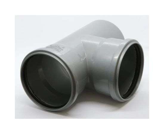 Тройник Flextron D 110 мм 87,5 градусов для внутренней канализации 139151 – изображение 2