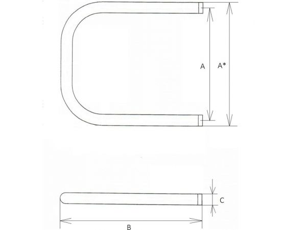 Полотенцесушитель Двин P 32/50 1" Без полки Водяной К0 4627085932970 – изображение 2